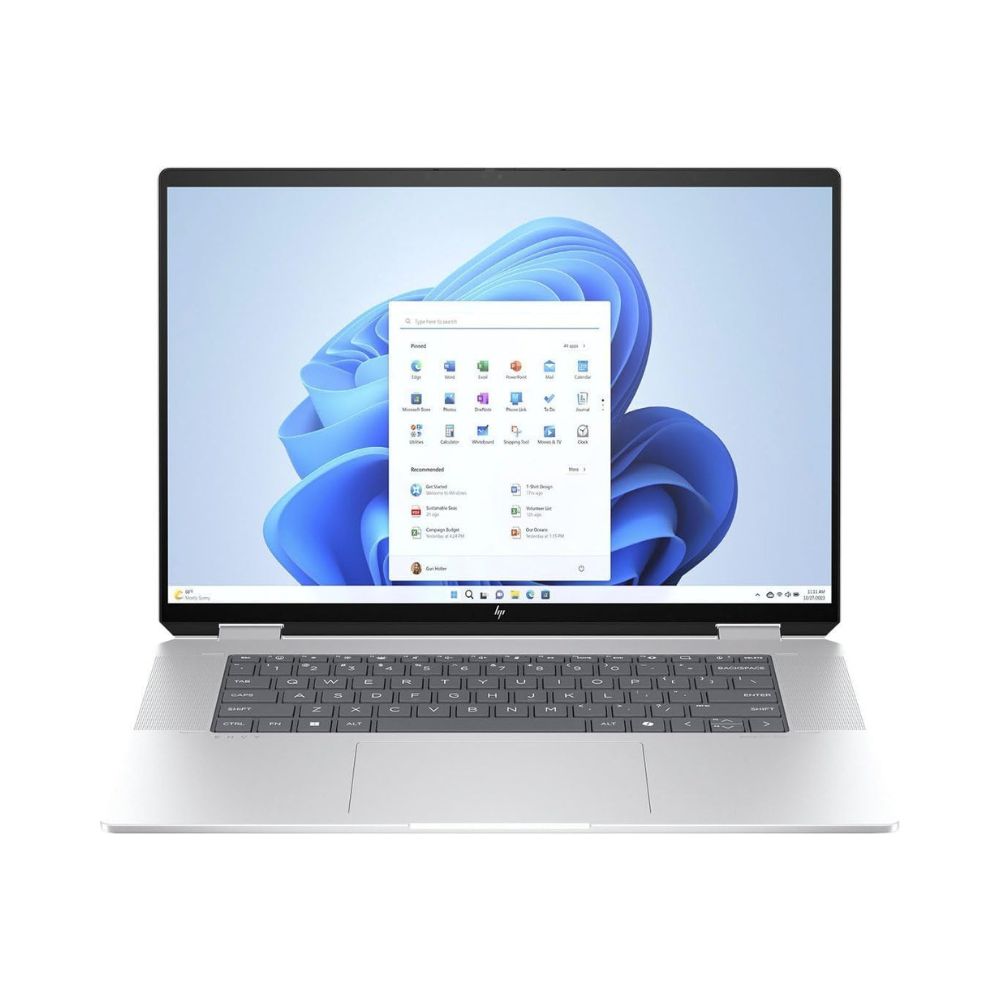 HP ENVY x360 – 16" 2-in-1 FHD+ Touch – Intel Core Ultra 7 155U – 16GB RAM – 1TB SSD – Natural Silver - 16-ac0023dx