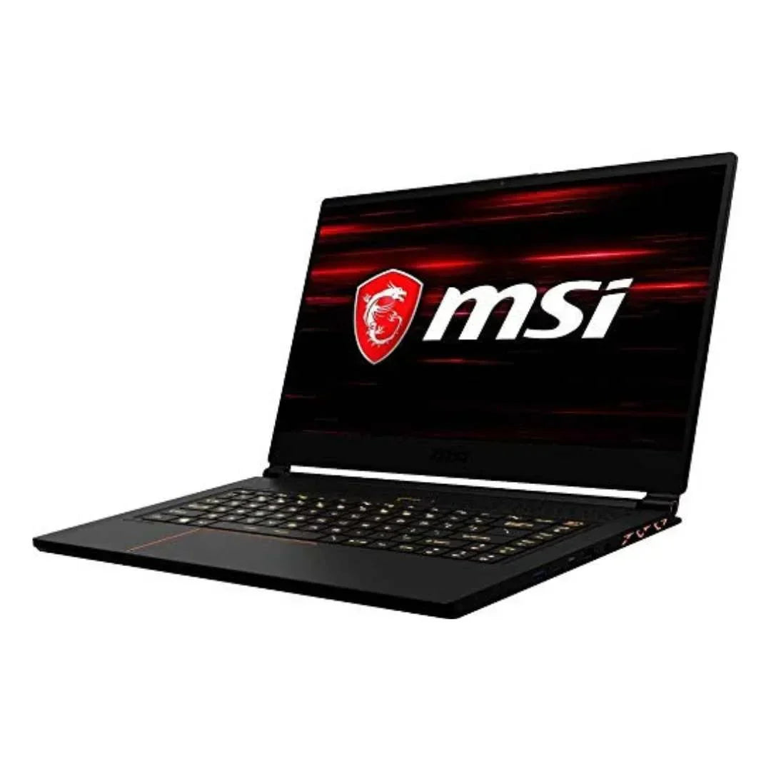 MSI - 15.6" Gaming Laptop - Intel Core i7-8750H - 16GB RAM - NVIDIA GeForce GTX 1070 - 512GB SSD - Matte Black With Gold Diamond Cut - GS65 STEALTH THIN-037