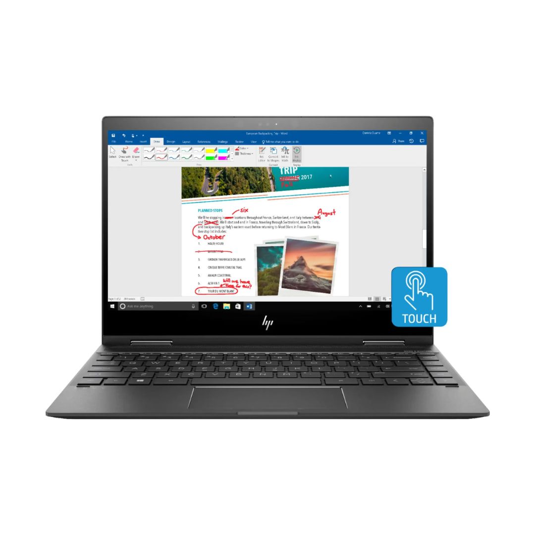 HP Envy x360 2-in-1 – 13.3" FHD Touch – AMD Ryzen 5 2500U – 8GB RAM – 128GB SSD – Dark Ash Silver – 13m-ag0001dx
