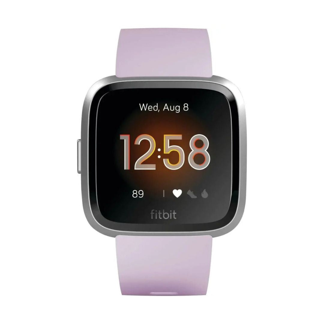 Fitbit Versa Lite Edition Smartwatch – Lilac/Silver – FB415SRLV