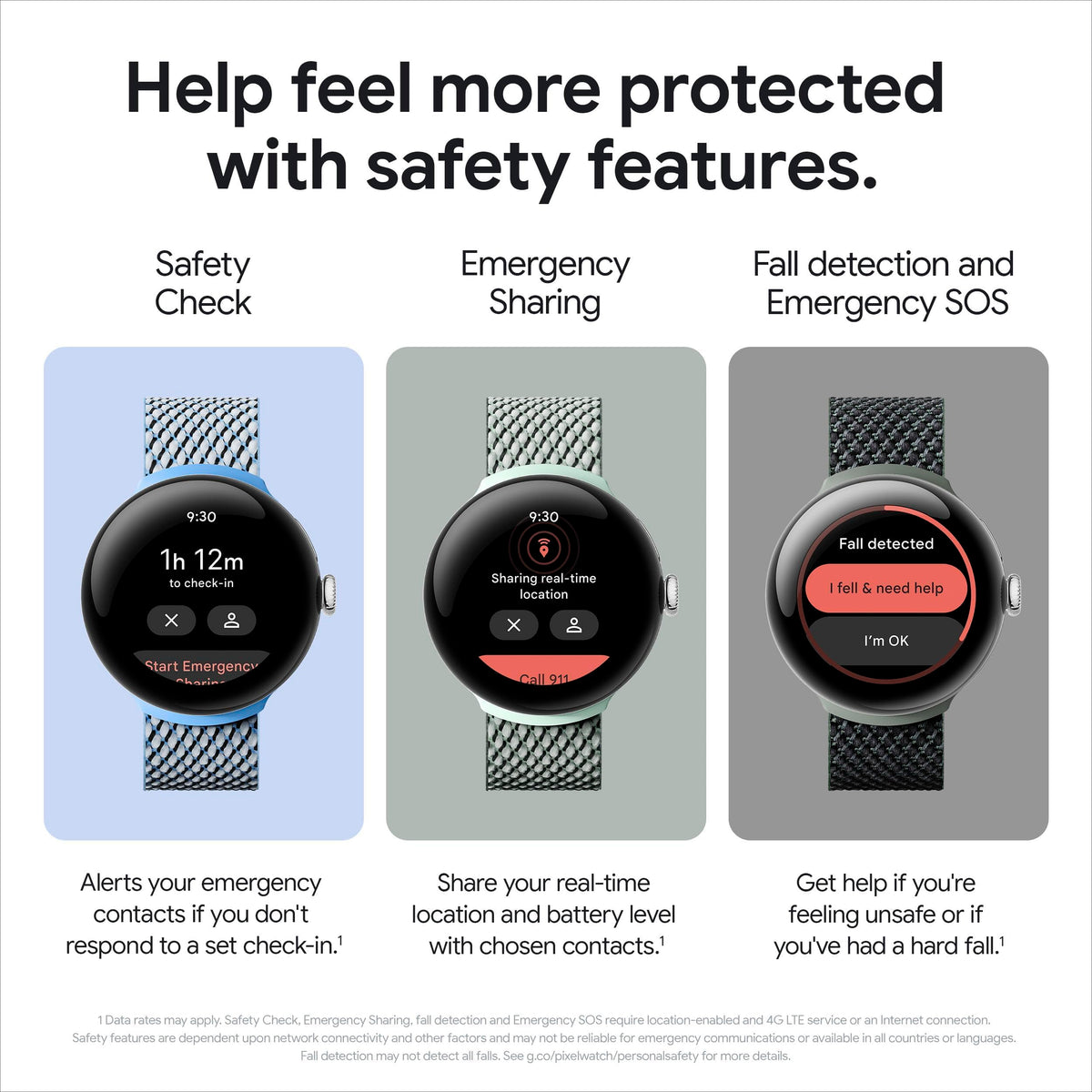Google - Pixel Watch 2 Polished Silver Smartwatch w/ Bay Active Band LTE -GA05012-US