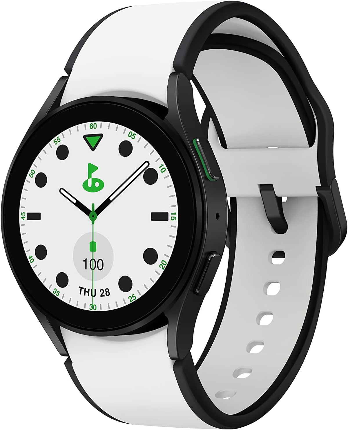 Samsung - Galaxy Watch5 Golf Stainless Steel Smartwatch 40mm BT - Gray Bezel w/T