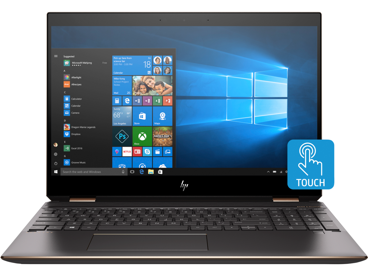 HP Spectre x360 - 15.6" UHD Touch - i7-10510U - 16GB RAM - GeForce MX250 - 512GB SSD - 15-df1075nr