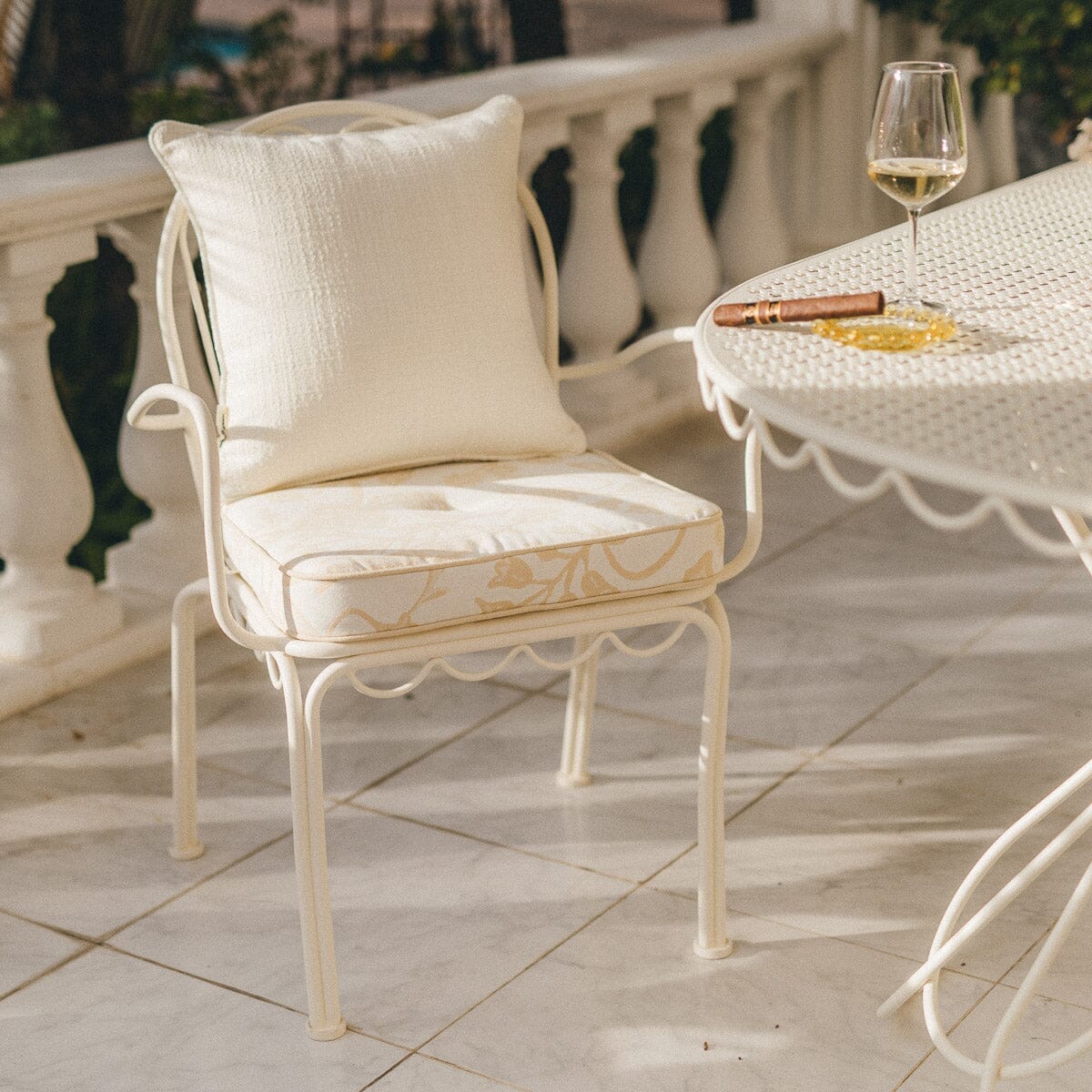 The Al Fresco Dining Chair & Cushion