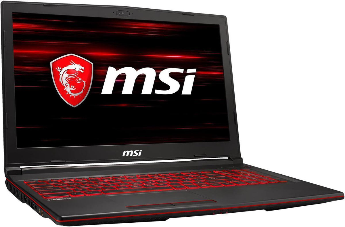 MSI GL63 8RE-629US – 15.6" FHD – Intel Core i7-8750H – 16GB RAM – NVIDIA GeForce GTX 1060 – 128GB SSD + 1TB HDD – Black – GL63629