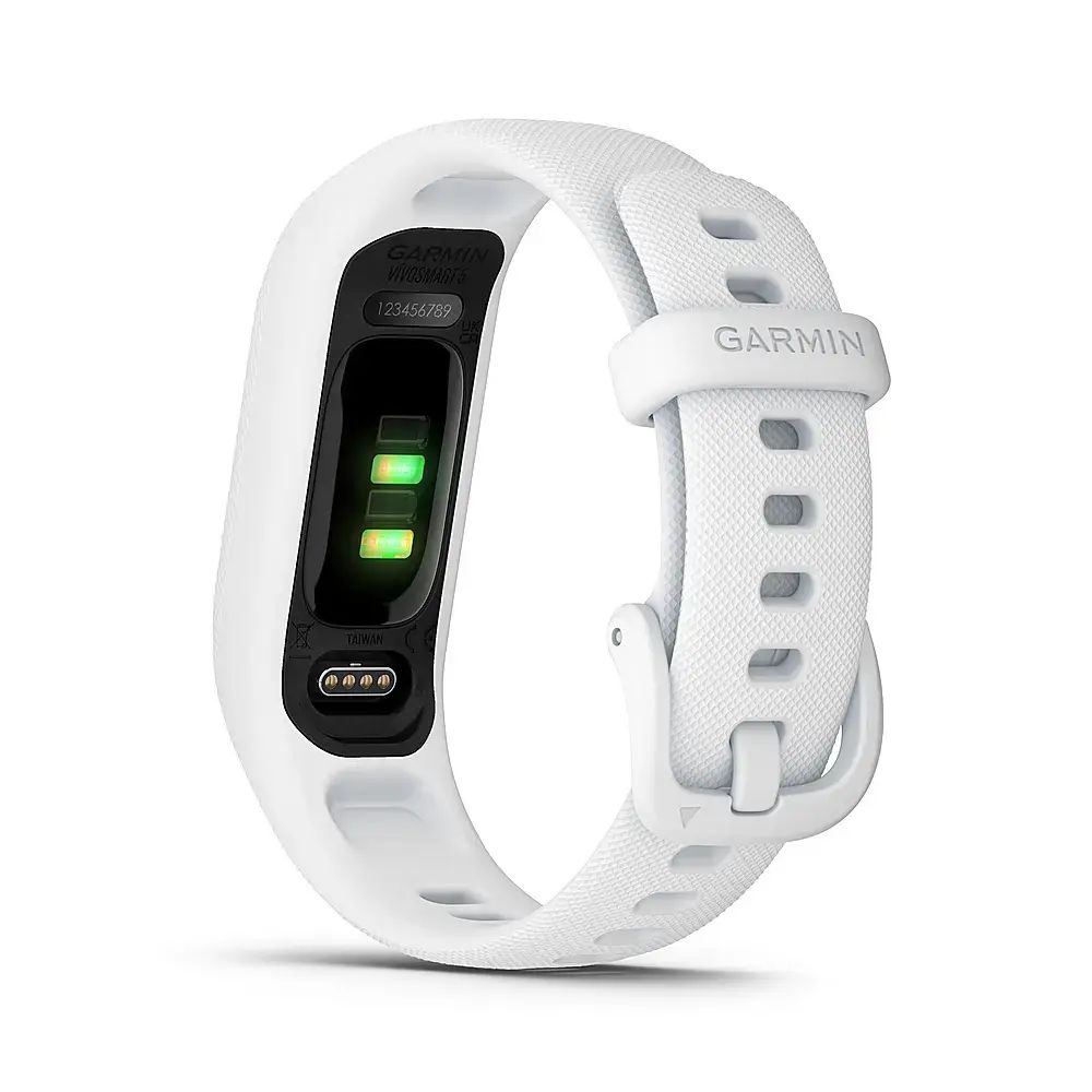 Garmin vívosmart 5 Smart Fitness Tracker + Heart Rate – Small/Medium – White – 010-02645-01