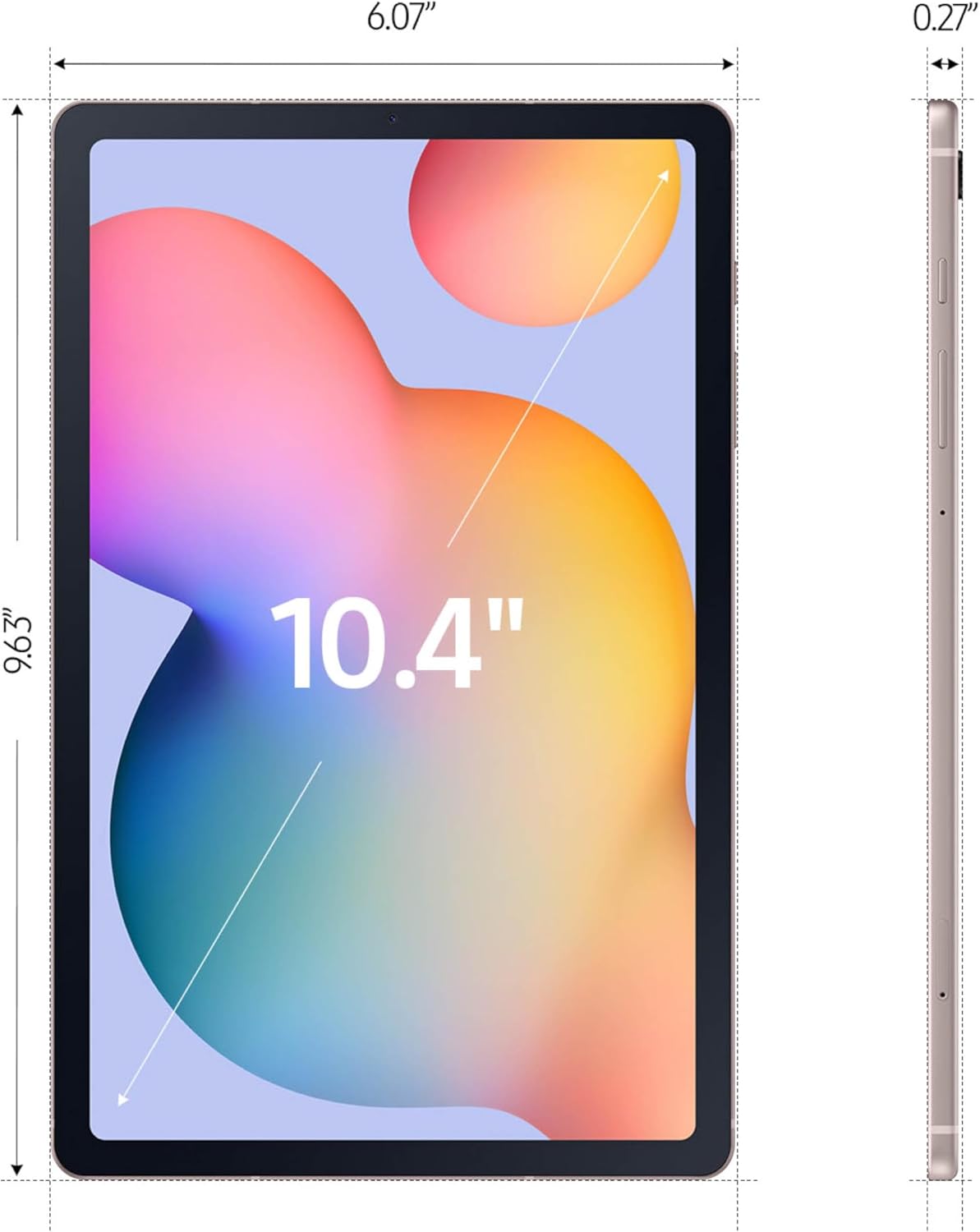 Samsung Galaxy Tab S6 Lite (2024) – 10.4" – Wi-Fi – 128GB – Chiffon Rose – SM-P620NZIEXAR