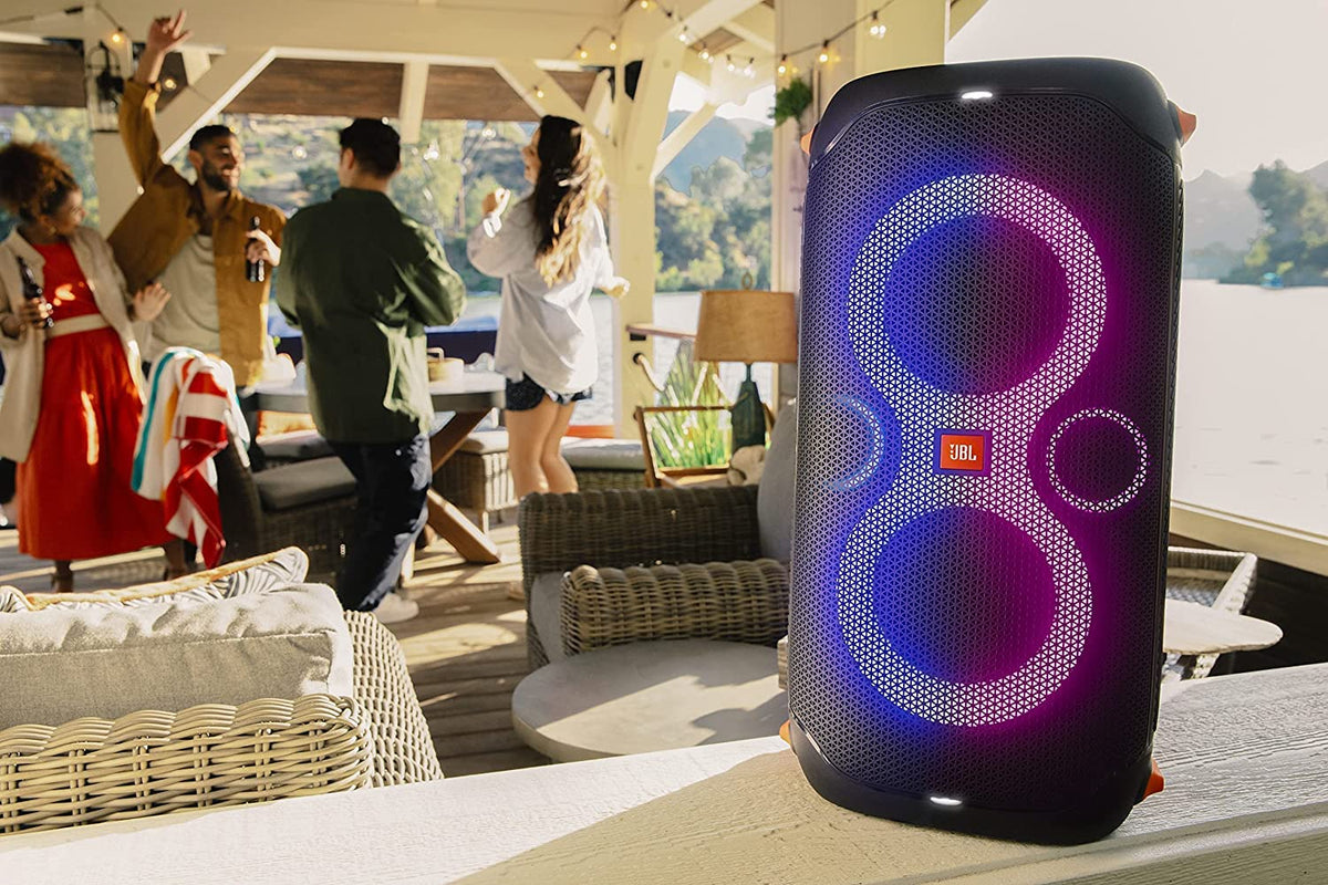 JBL PartyBox 110 – Portable Bluetooth Party Speaker with Built-in Lights – Black – JBLPARTYBOX110AM