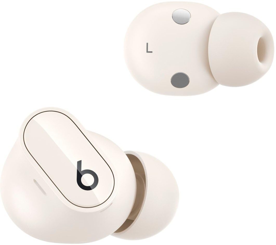 Beats Studio Buds + – True Wireless Noise Cancelling Earbuds – Ivory – MQLJ3LL/A