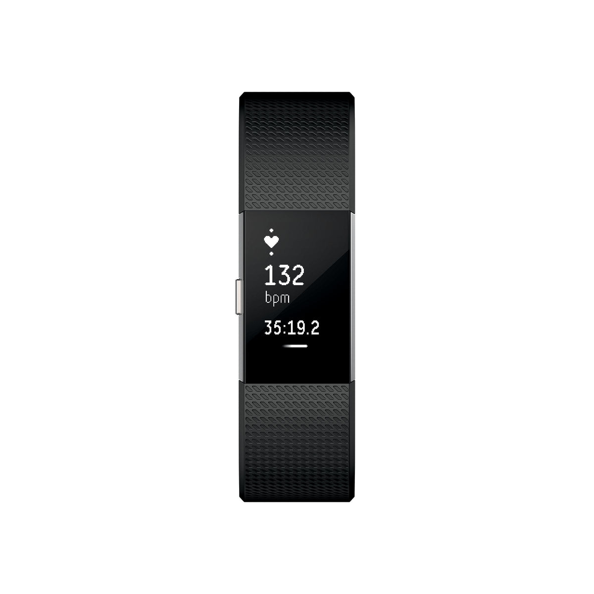 Fitbit Charge 2 Heart Rate + Fitness Wristband – Black Large – FB407SBKL