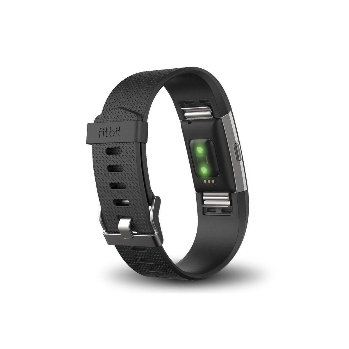 Fitbit Charge 2 Heart Rate + Fitness Wristband – Black Large – FB407SBKL