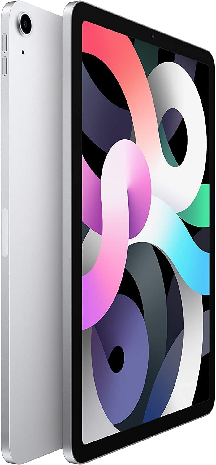 Apple iPad Air (10.9-inch, 4th Generation, 2020) Wi-Fi + Cellular – 64GB – Silver – MYHY2LL/A