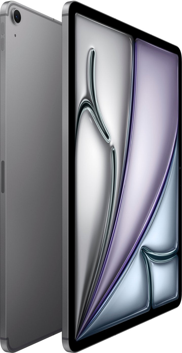 Apple 13-inch iPad Air (M2, 2024) Wi-Fi + Cellular – 128GB – Space Gray (Unlocked) – MV6Q3LL/A