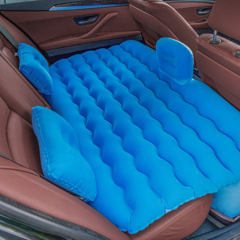Wave-Shaped Inflatable Car Bed