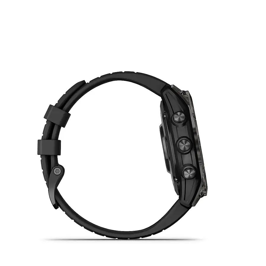Garmin fenix 7 Pro Solar Sapphire – 47mm GPS – Carbon Gray DLC Titanium – 010-02777-10