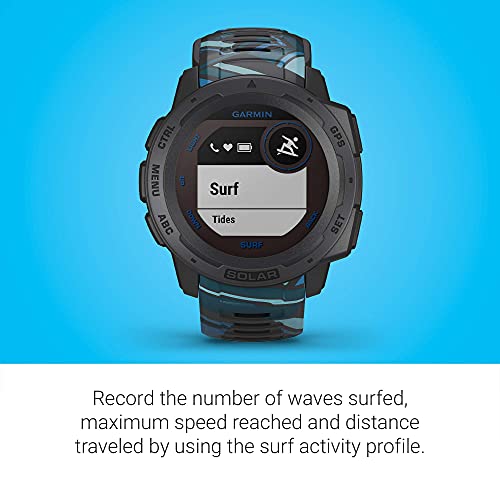 Garmin Instinct Solar Surf – 45mm Fiber – Pipeline Case and Band – 010-02293-17