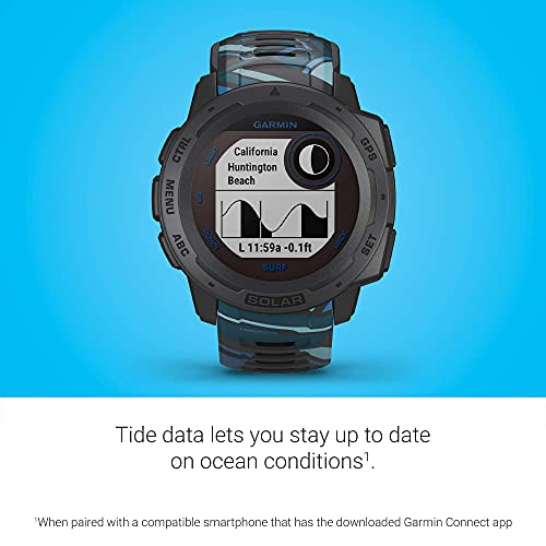 Garmin Instinct Solar Surf – 45mm Fiber – Pipeline Case and Band – 010-02293-17