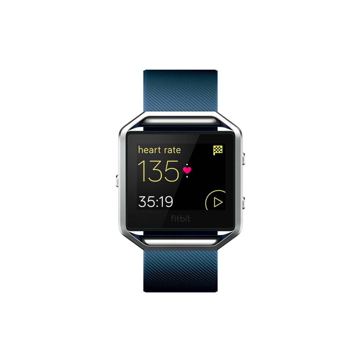 Fitbit Blaze – Smart Fitness Watch HR Monitor – Large – Blue Band – FB502SBUL