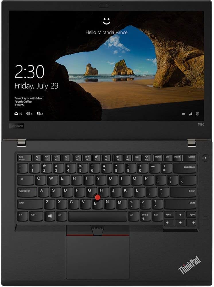 Lenovo ThinkPad T490 – 14" FHD Touch – Intel Core i7-10510U – 16GB RAM – 512GB SSD – Black – 20RY0002US
