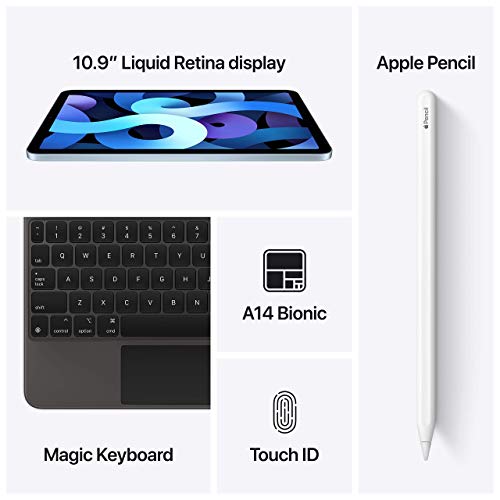 Apple iPad Air 10.9" 4th Gen (2020) – Wi-Fi Only – 256GB – Silver – MYFW2LL/A