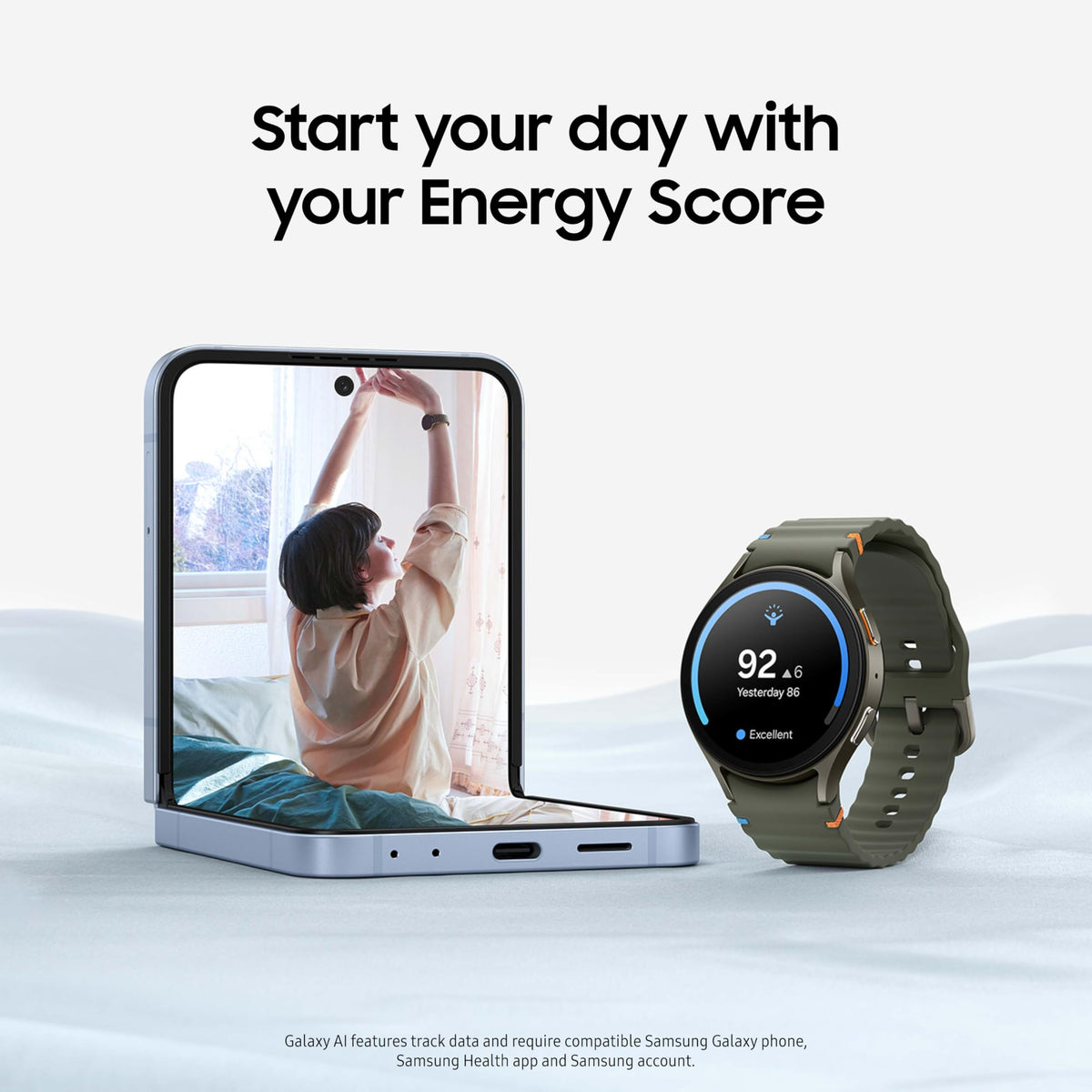 Samsung - Galaxy Watch7 Aluminum Smartwatch 44mm LTE - Green - SM-L310NZGAXAA