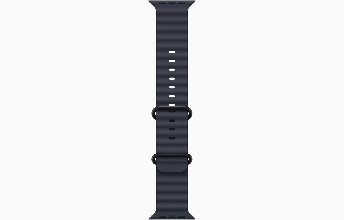 Apple Watch Ultra 2 (GPS+Cellular) 49mm Titanium Case with Black Ocean Band - Black