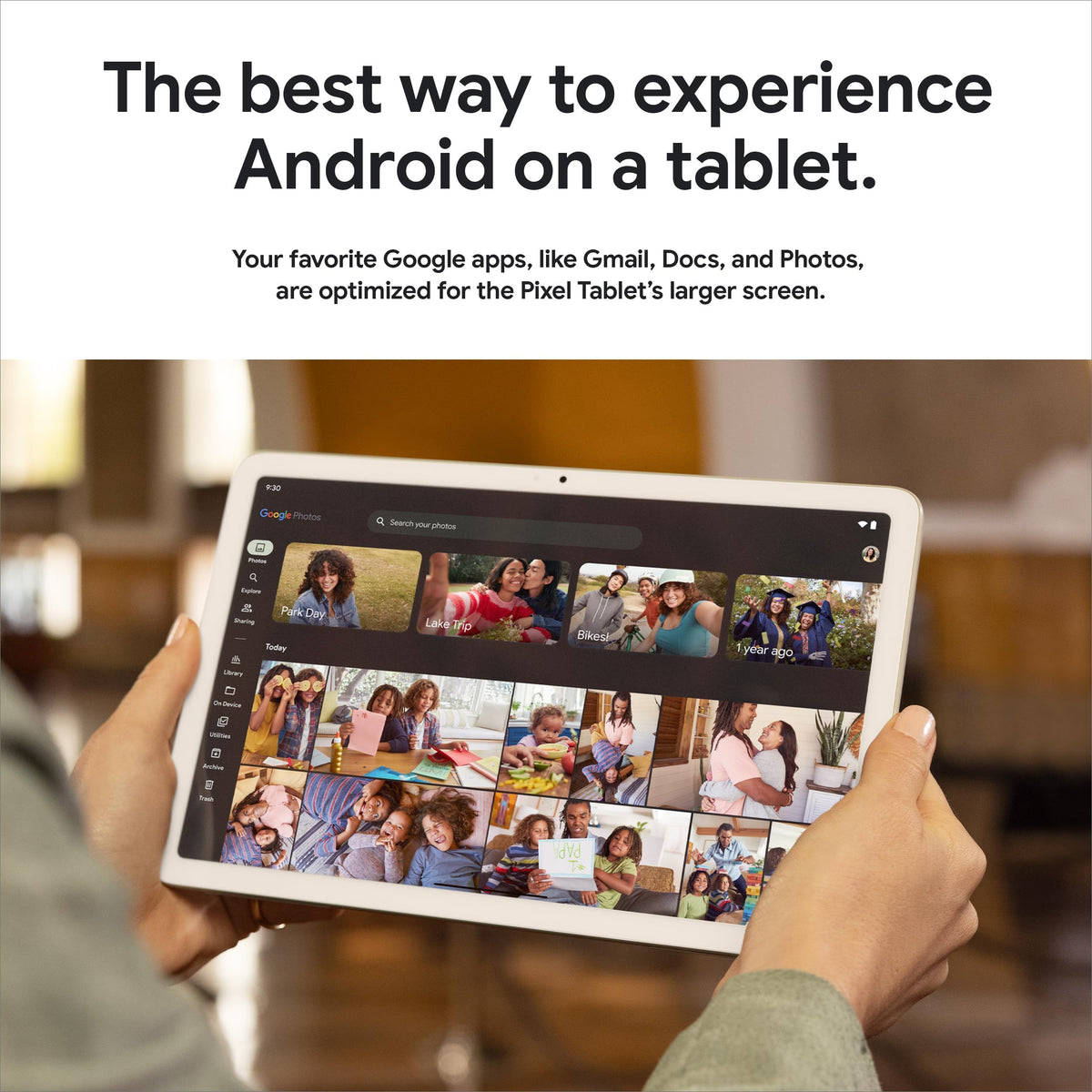 Google Pixel Tablet 11" - 128GB - Wi-Fi - Hazel - GA04754-US (NO DOCK)
