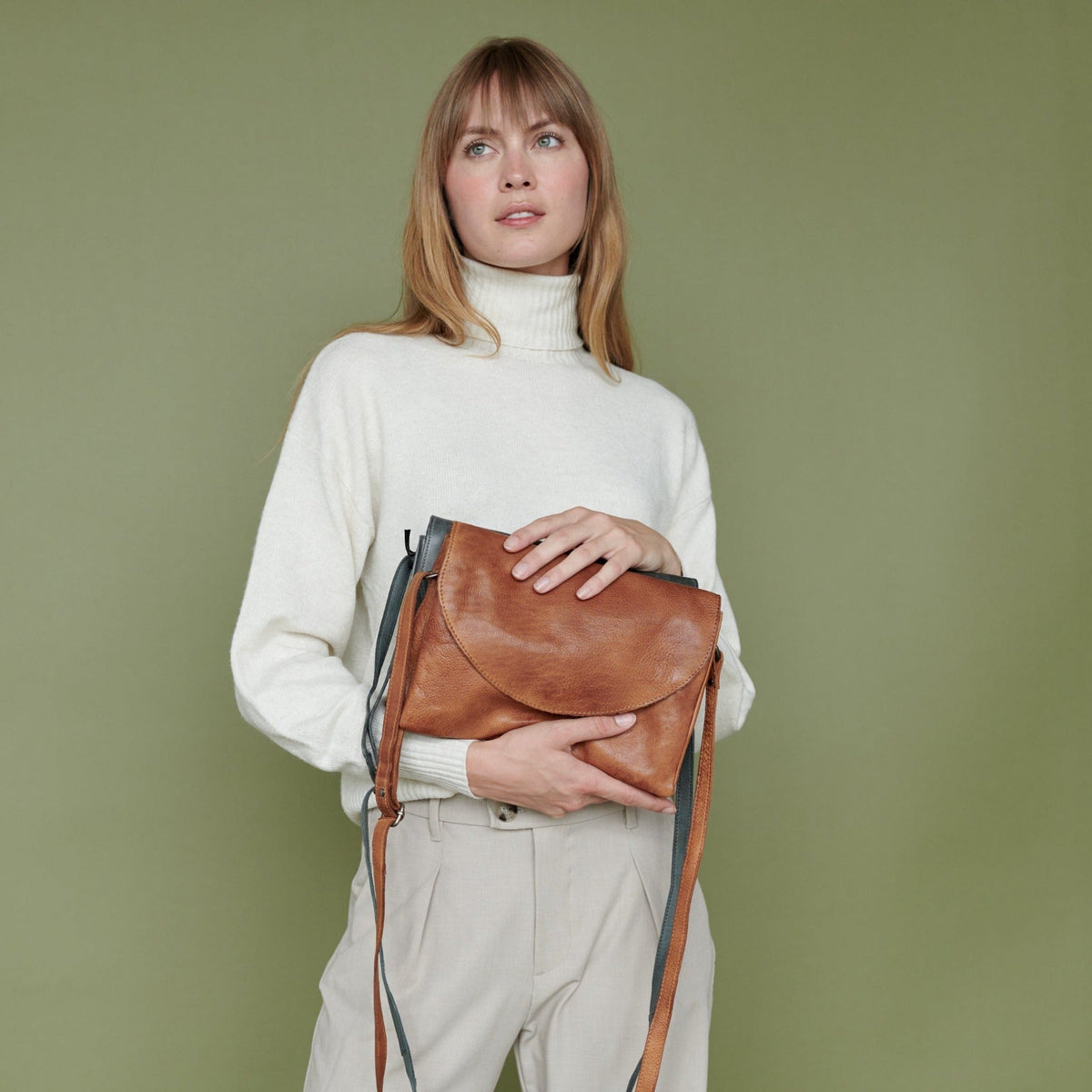 Marcus Leather Crossbody Bag