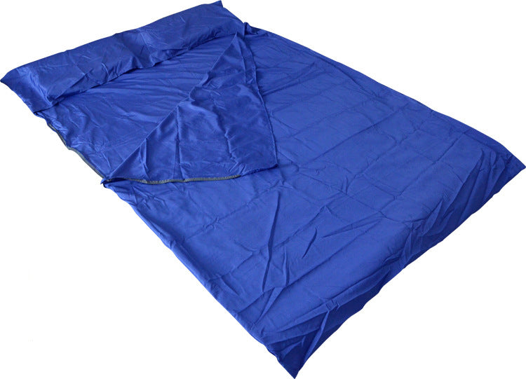 Lightweight Silk & Cotton Sleeping Bag Liner for Hotels, Camping & Travel
