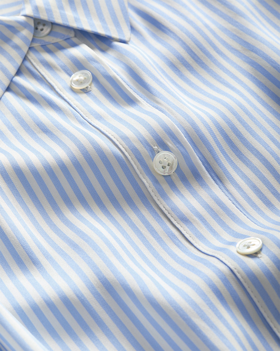 Lex Silk Midi Shirtdress