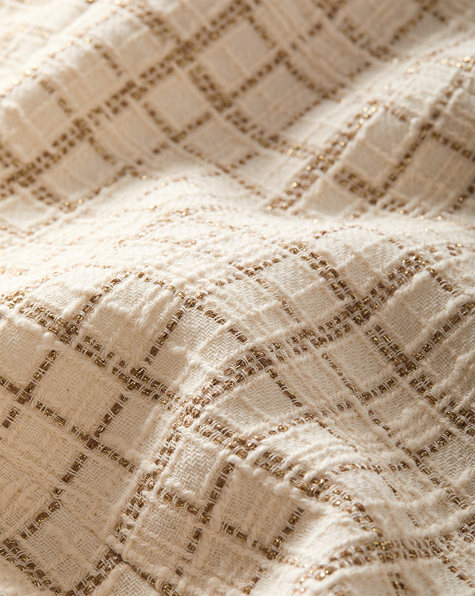 Bridgitte Metallic Tweed Dress