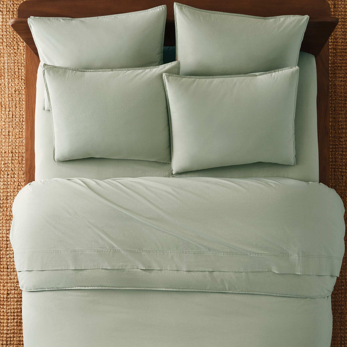 Washed Classic Percale Duvet Cover