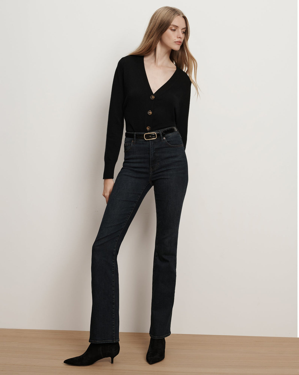 Loop Croc-Embossed Belt