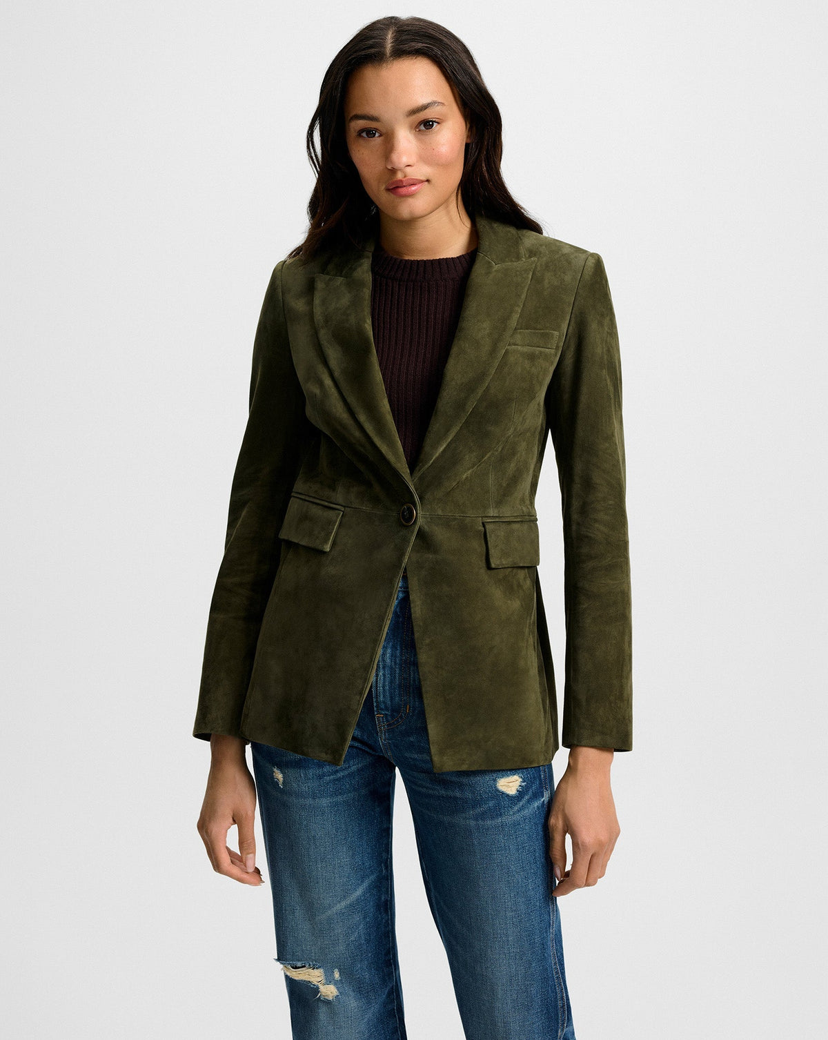 Duane Suede Dickey Jacket