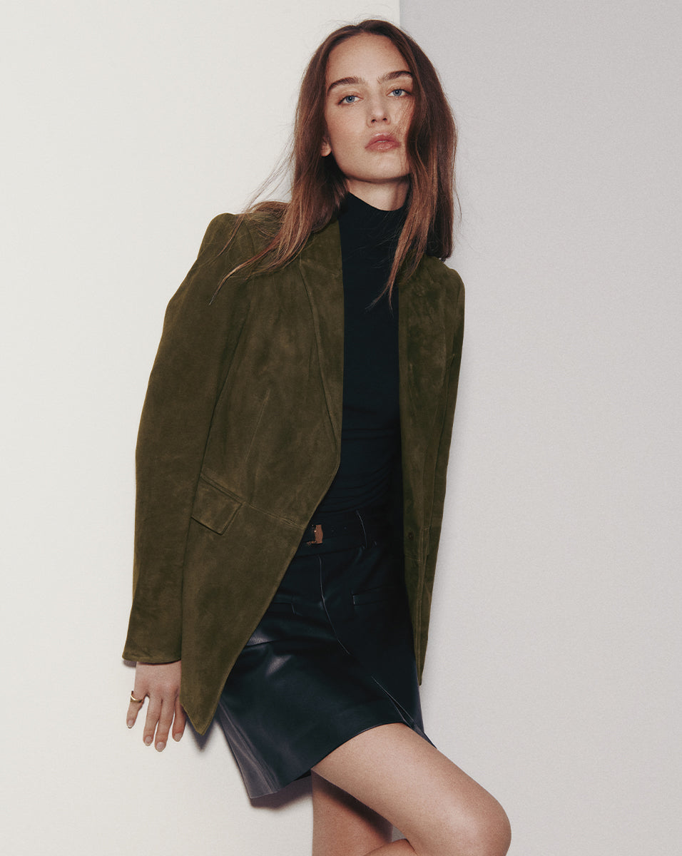 Duane Suede Dickey Jacket