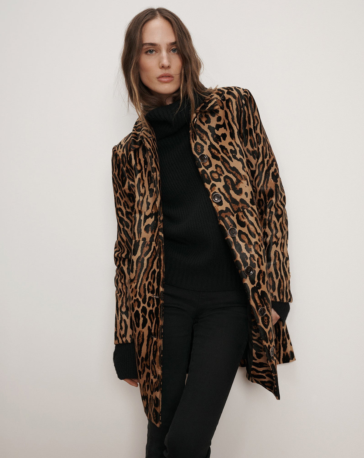Shelley Calf Hair Dickey Coat