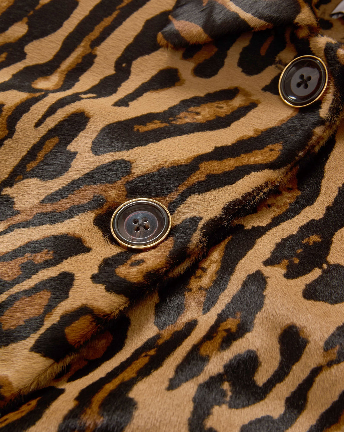 Shelley Calf Hair Dickey Coat