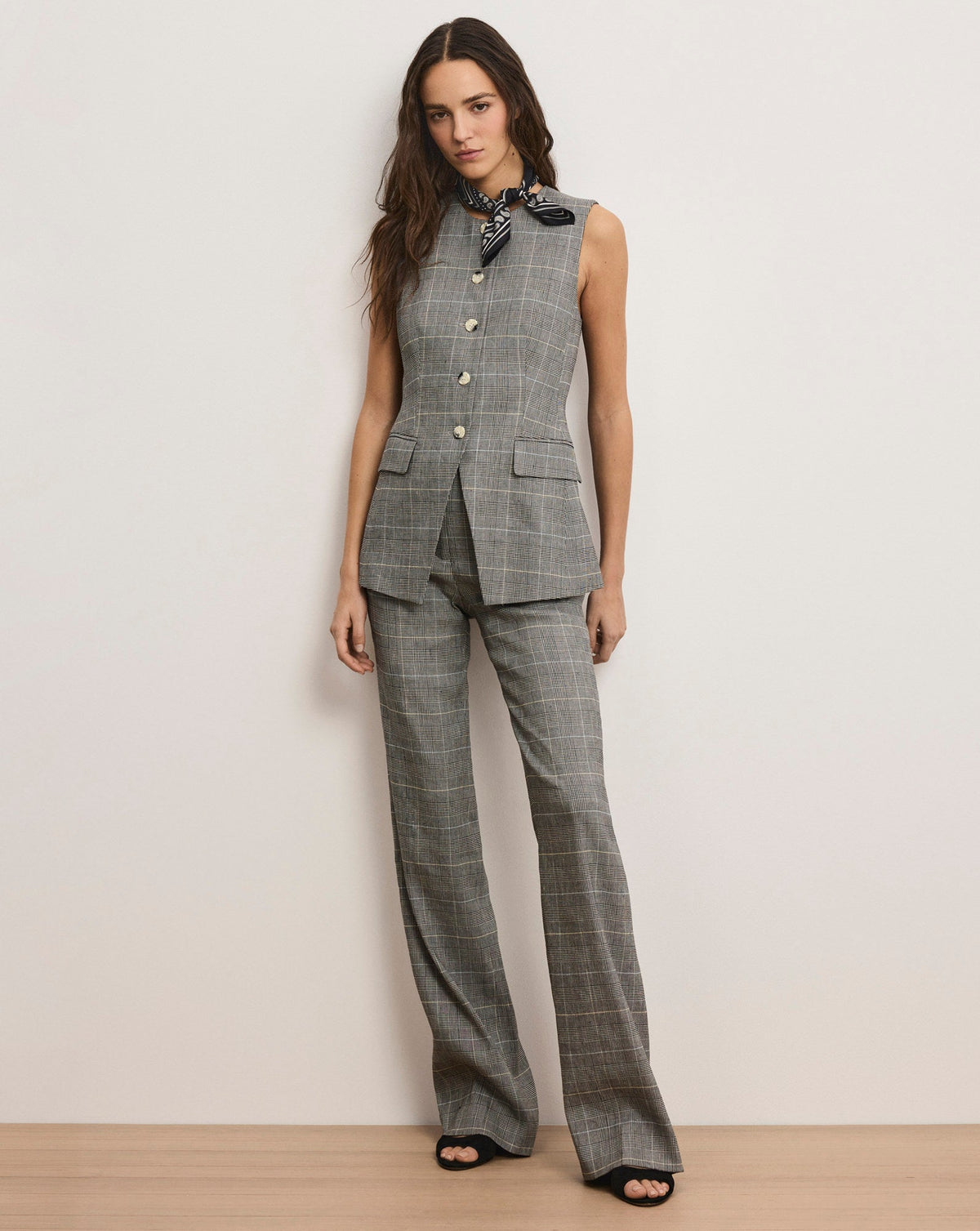 Lois Linen-Blend Vest