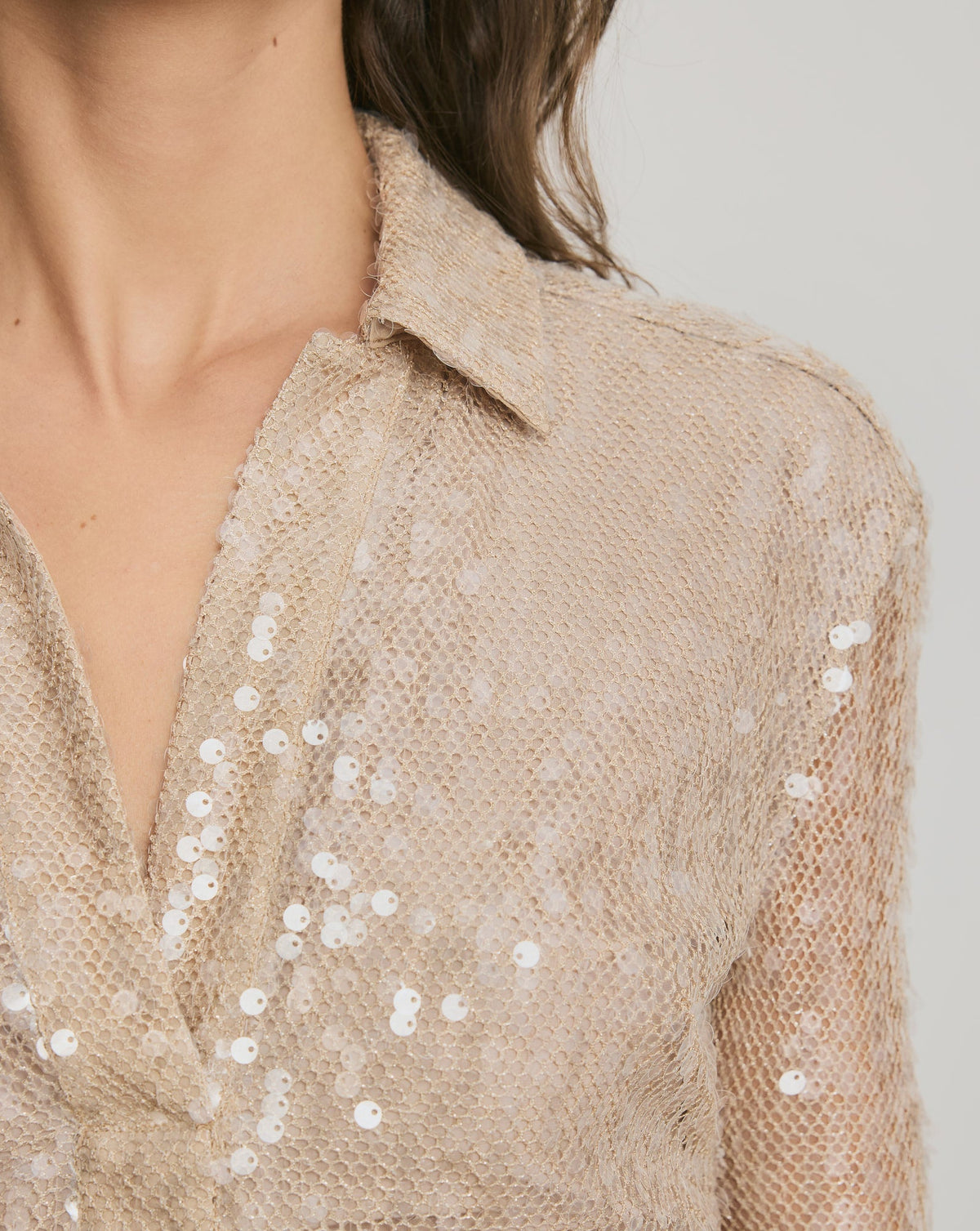 Meryl Sequin Blouse