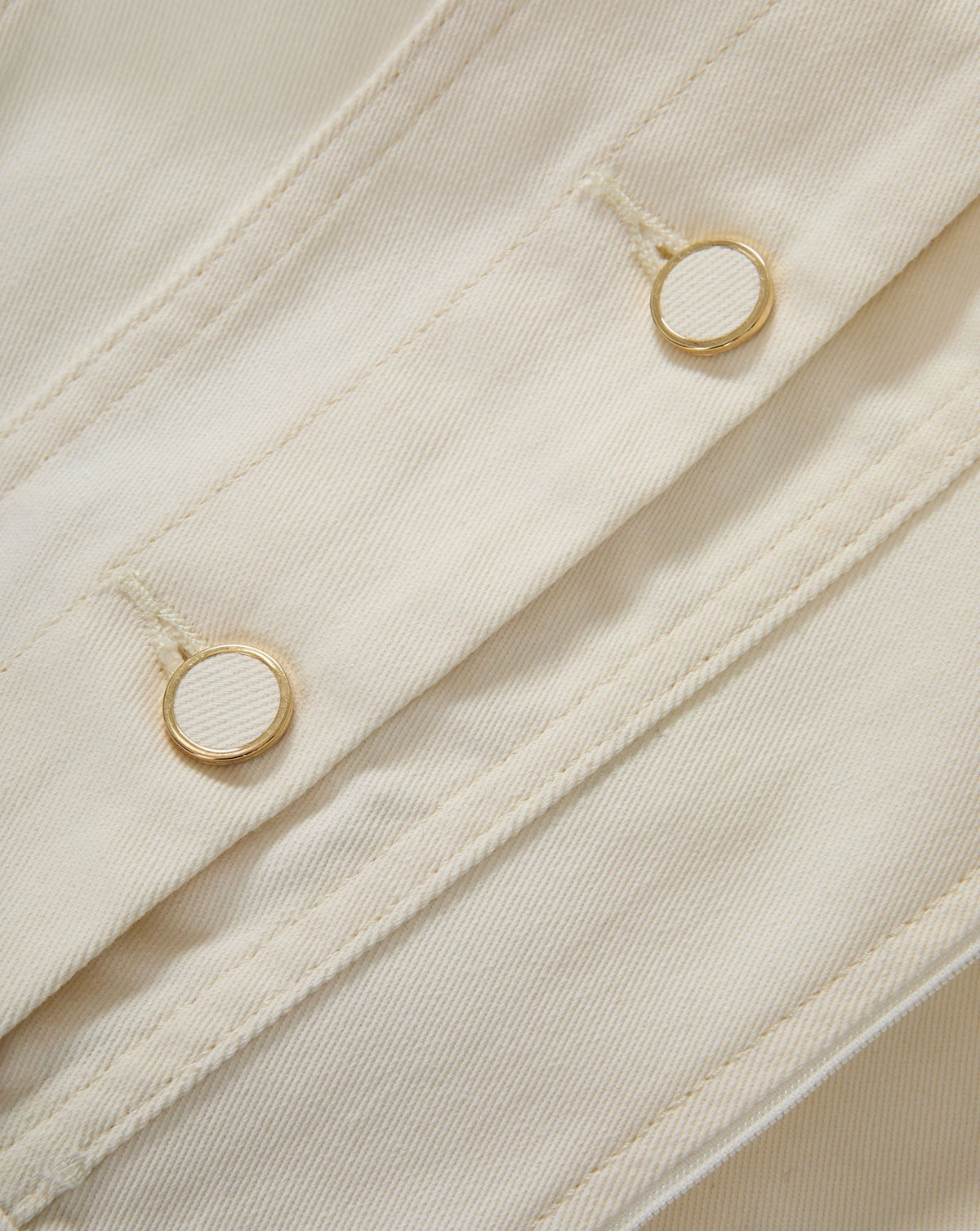 Slate Cotton Twill Dickey
