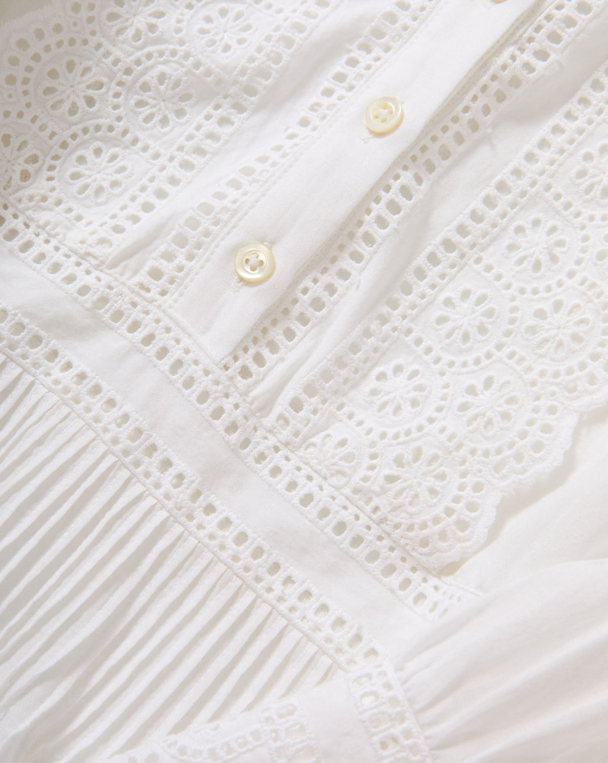 Marguerite Eyelet Mini Dress