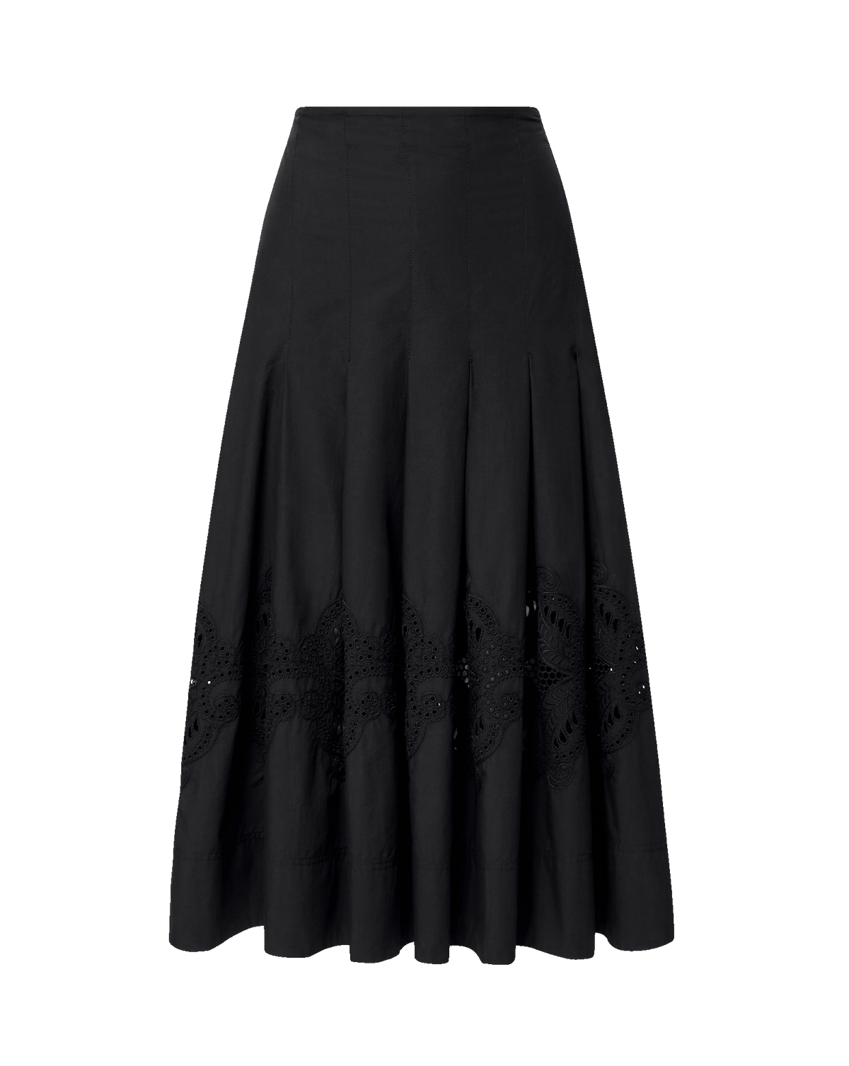 Fynnley Embroidered Midi Skirt