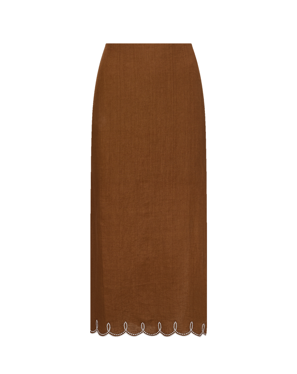 Malou Linen Midi Skirt
