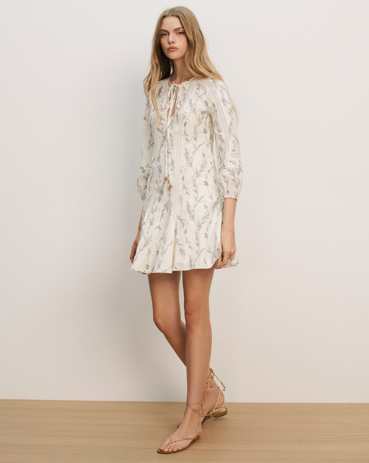 Ollian Floral Mini Dress