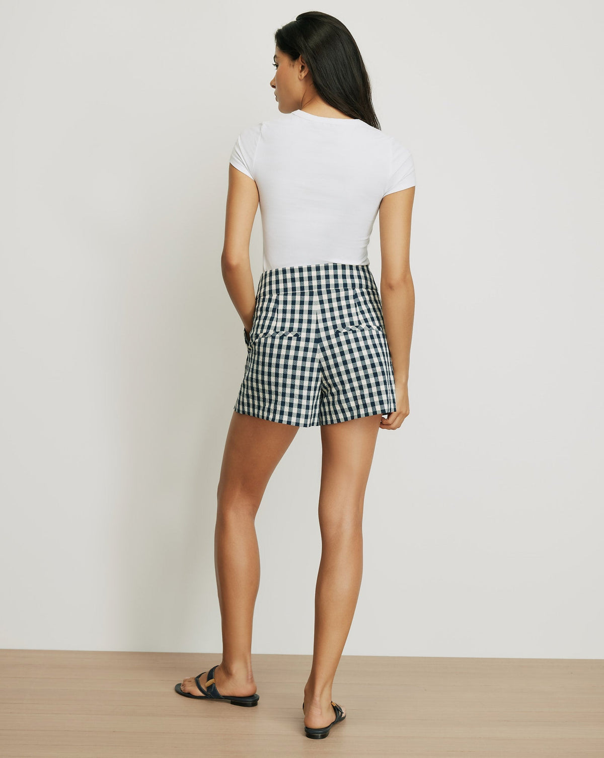Haina Gingham Short
