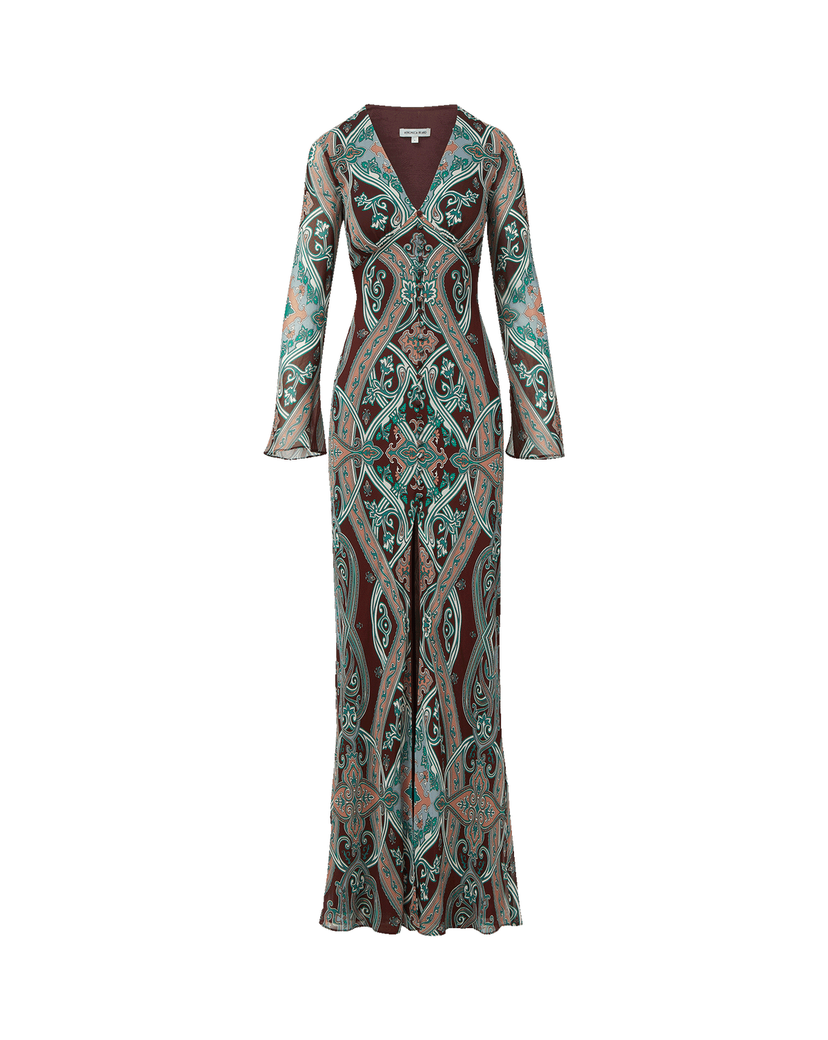 Daciana Silk Maxi Dress