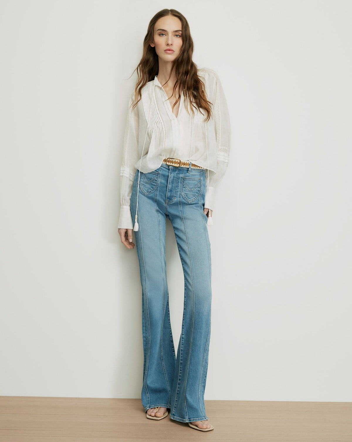 Sawyer Self-Tie Blouse