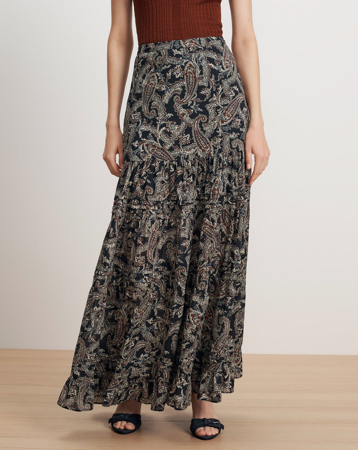 Heatheralyn Paisley Maxi Skirt