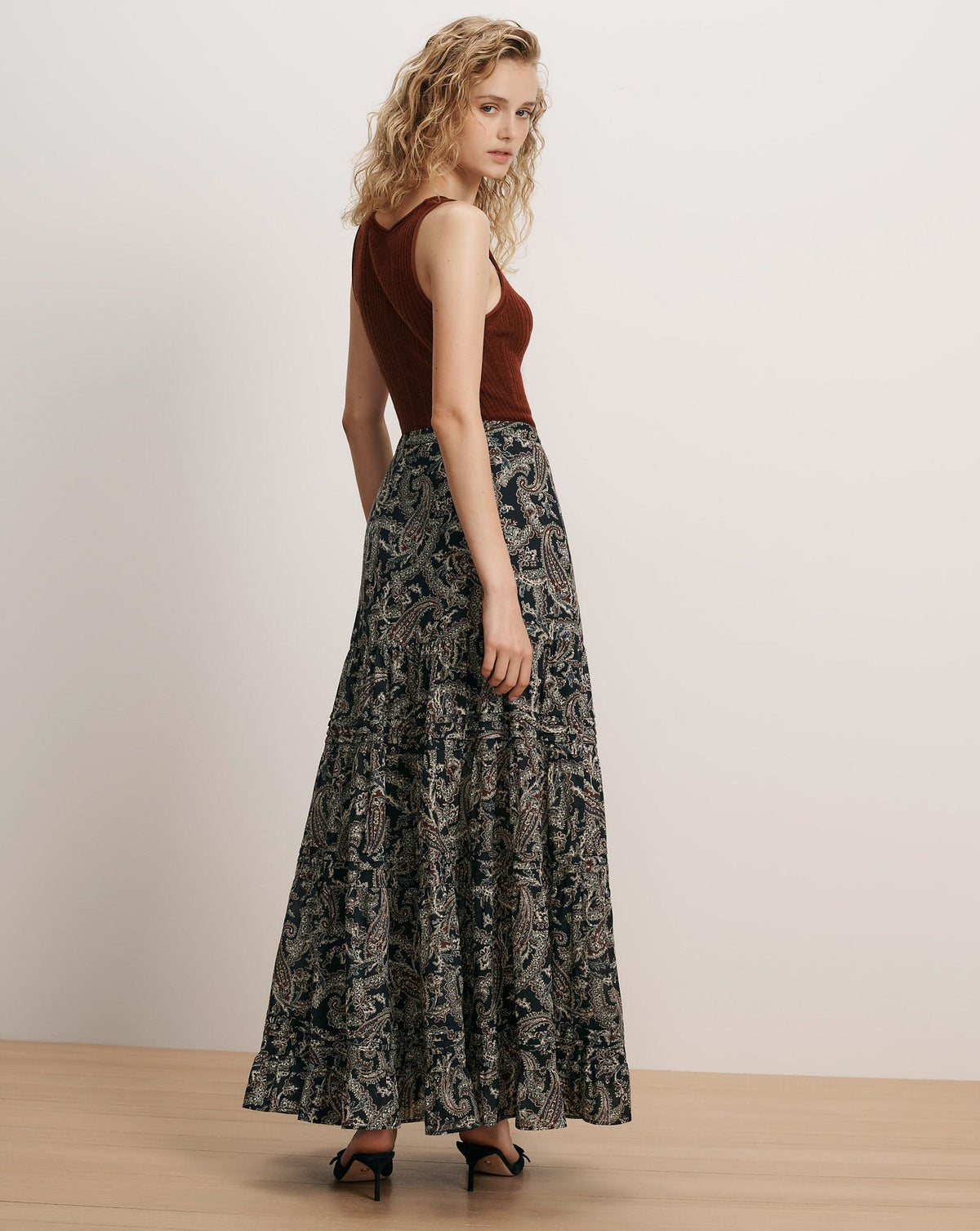 Heatheralyn Paisley Maxi Skirt