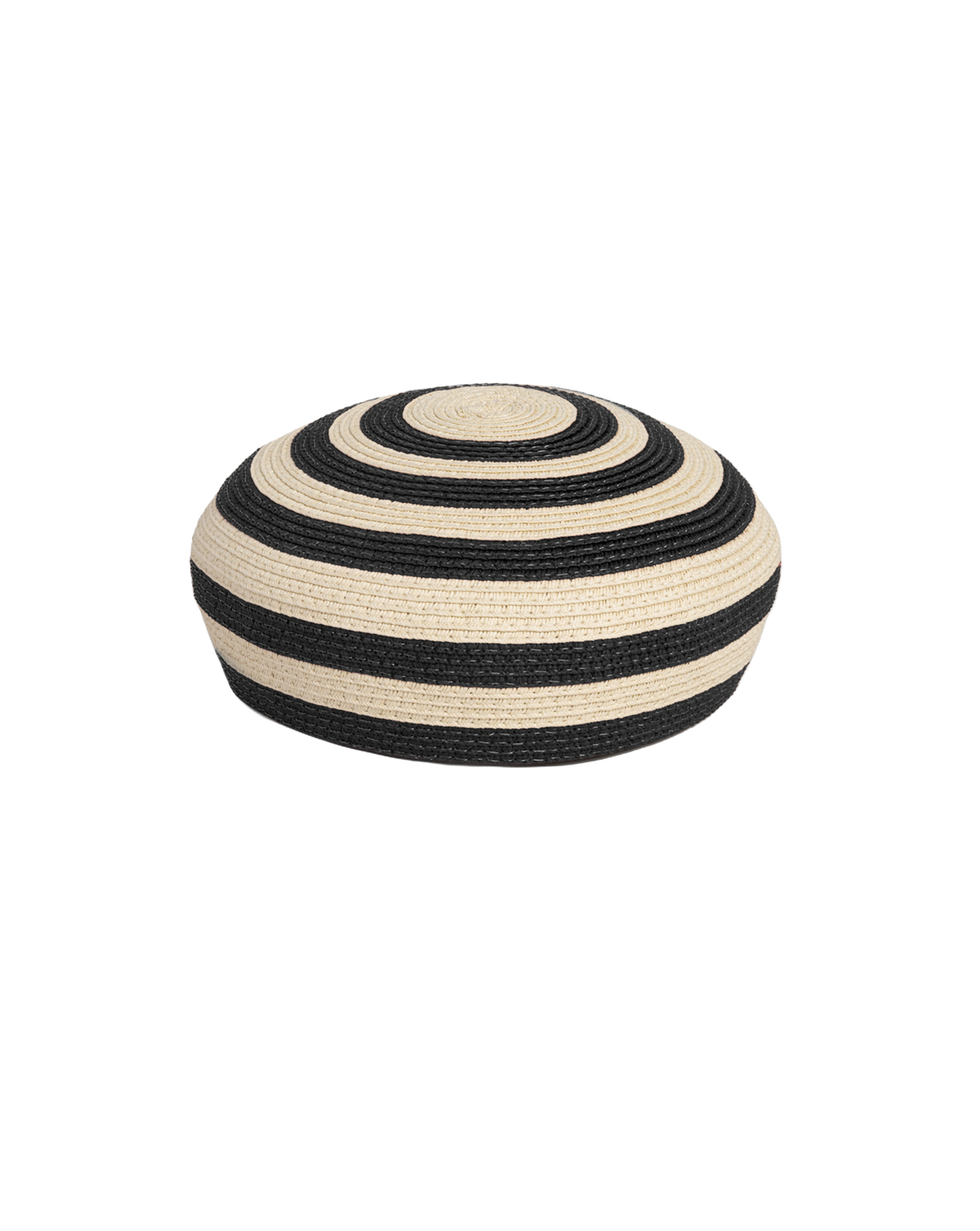 Le Jeanne Stripe Raffia Hat